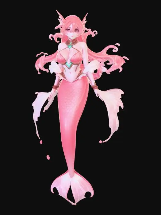 3D model for Mermaid Enchantress