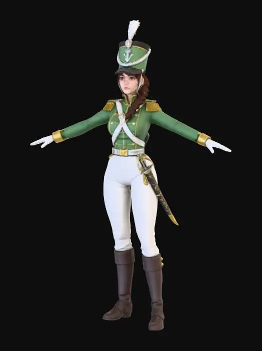 3D model for Marching Cadet