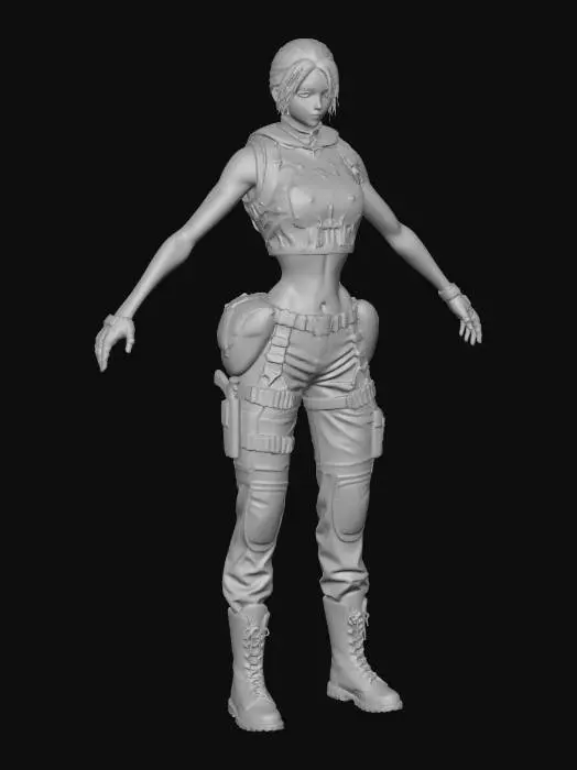 3D model for Warrior Chic