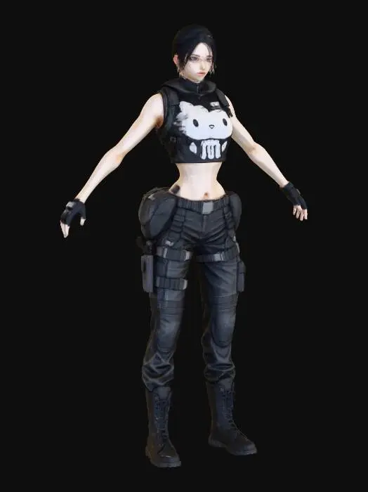 3D model for Warrior Chic