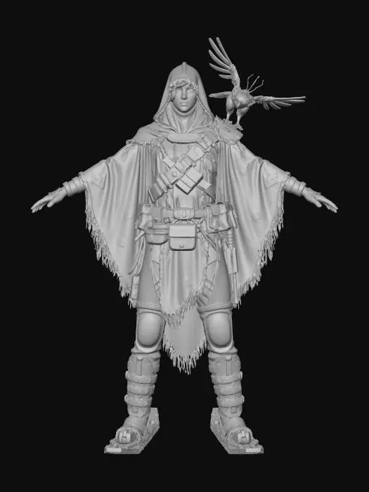 3D model for Wasteland Traveler