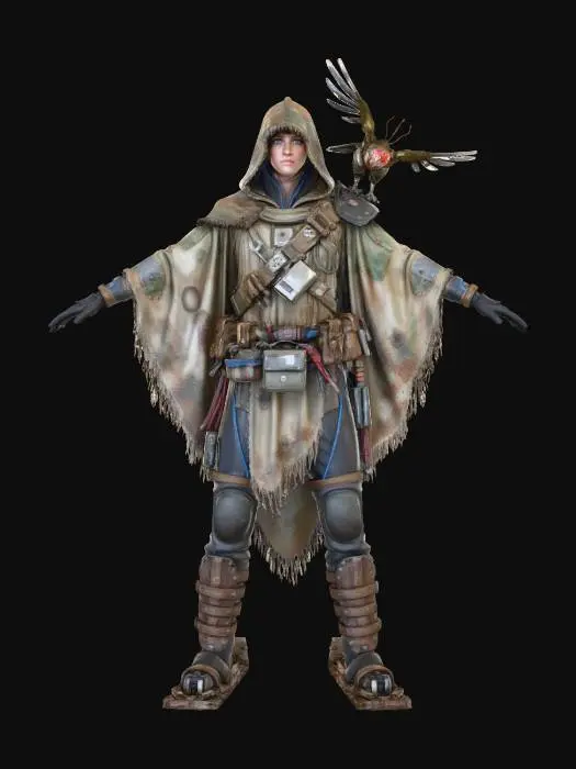 3D model for Wasteland Traveler