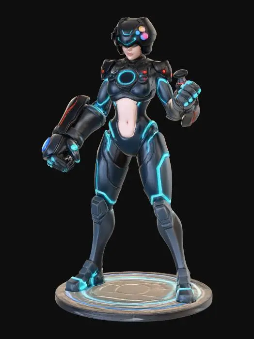 3D model for Cyber Arena Champion