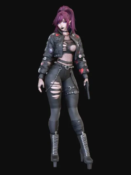 3D model for Mystical Rebel