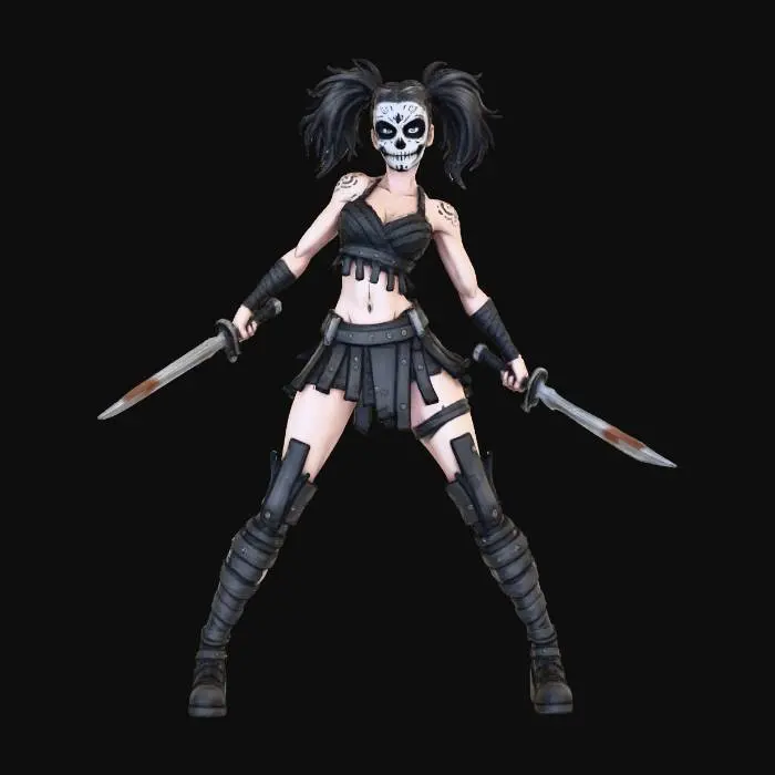 3D model for Warrior's Masquerade