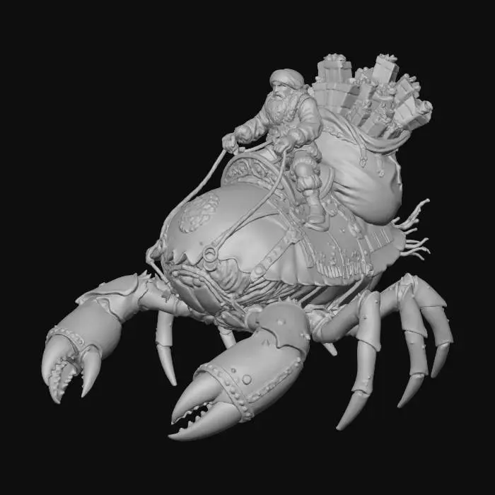 3D model for Santa's Steampunk Sleigh