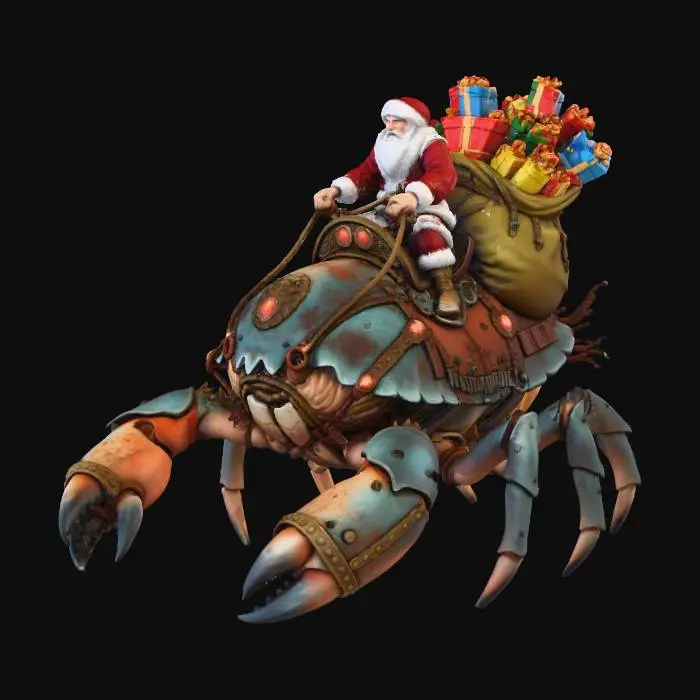 3D model for Santa's Steampunk Sleigh