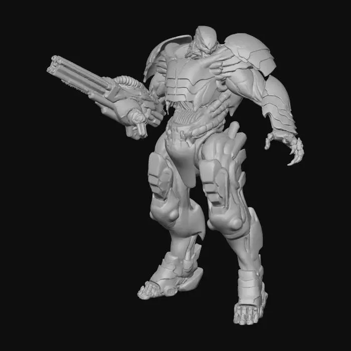 3D model for Cyber Warrior