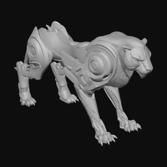 3D model for Cyber Panther