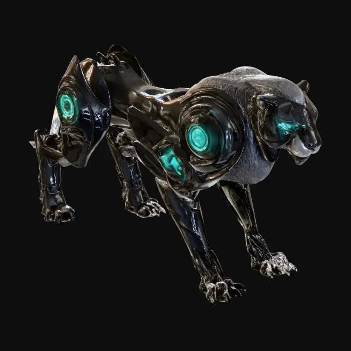 3D model for Cyber Panther