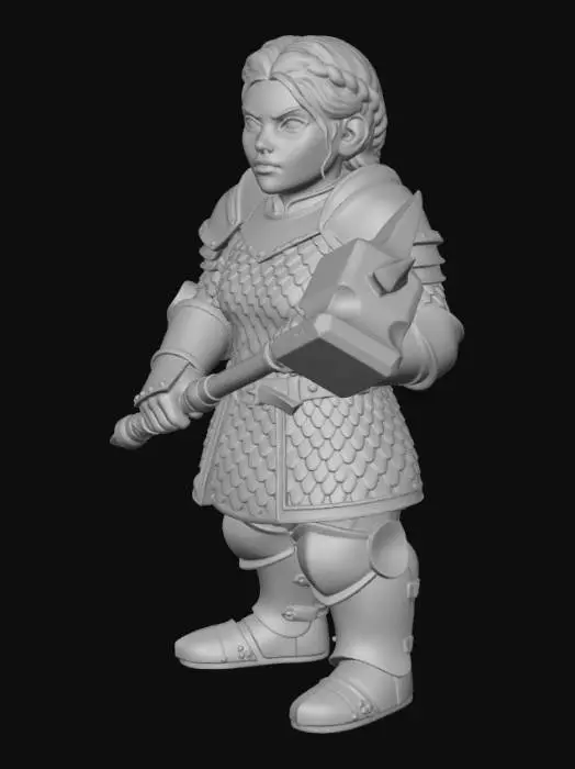 3D model for Hammermaiden