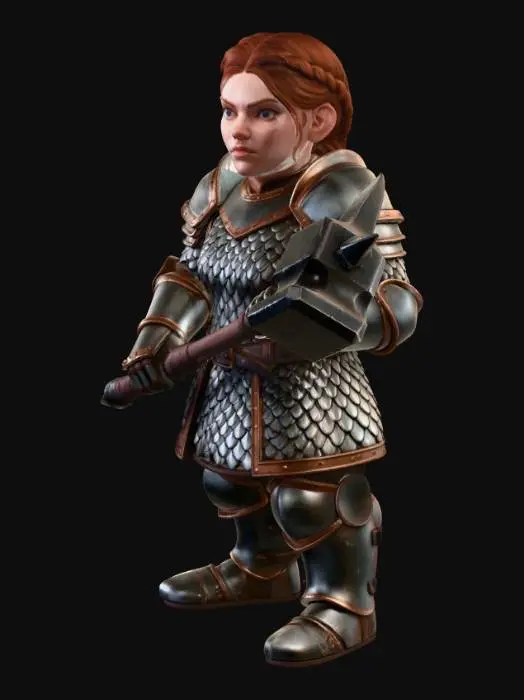 3D model for Hammermaiden