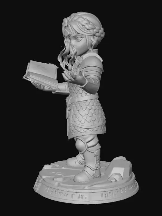 3D model for Emberbound Scholar