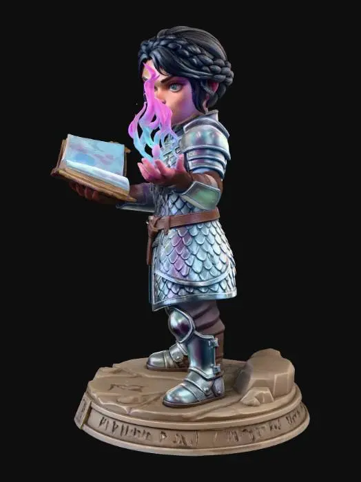 3D model for Emberbound Scholar
