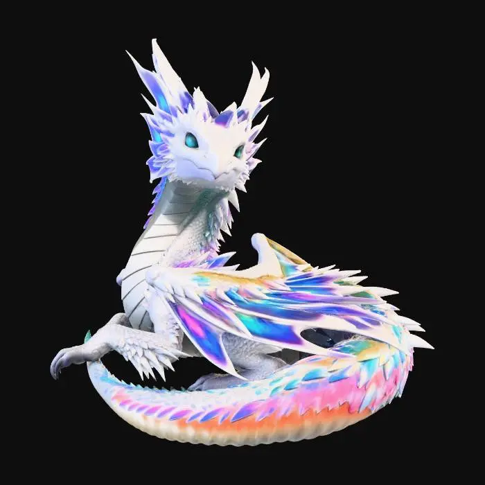 3D model for Crystal Haven Dragon
