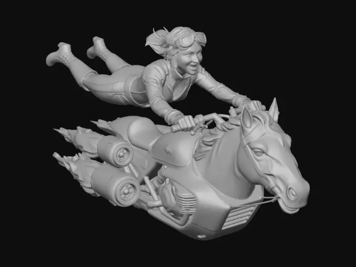 3D model for RetroRider-0029A