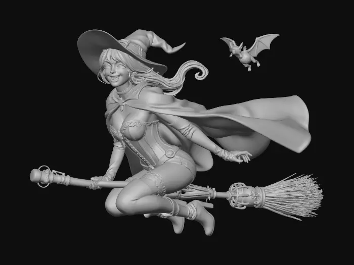 3D model for witch-broom-0032-0