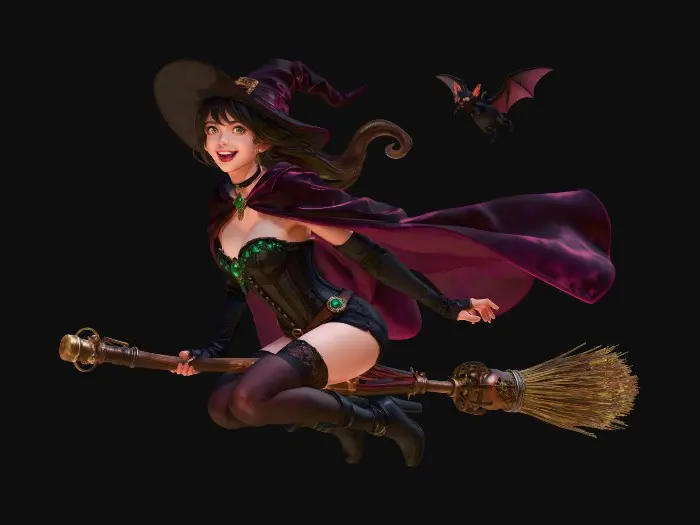 3D model for witch-broom-0032-0