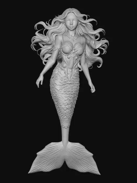 3D model for Mermaid 0014A M6