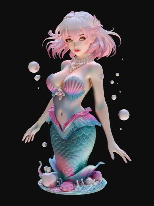 3D model for Mermaid 0024A M6