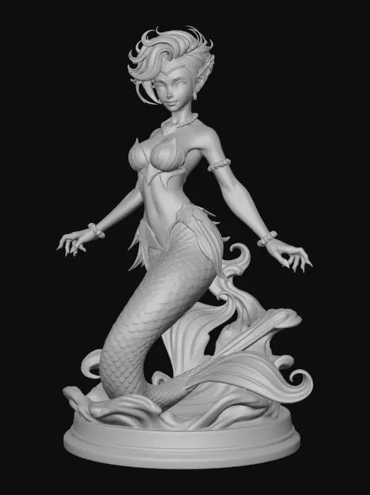 3D model for Mermaid 0034A M6