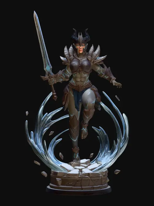 3D model for Warlord of the Elements