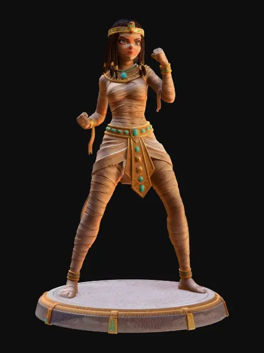 3D model for Ember Warrior of the Sands