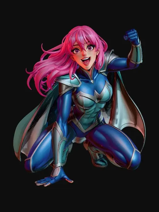 3D model for Azure Valkyrie