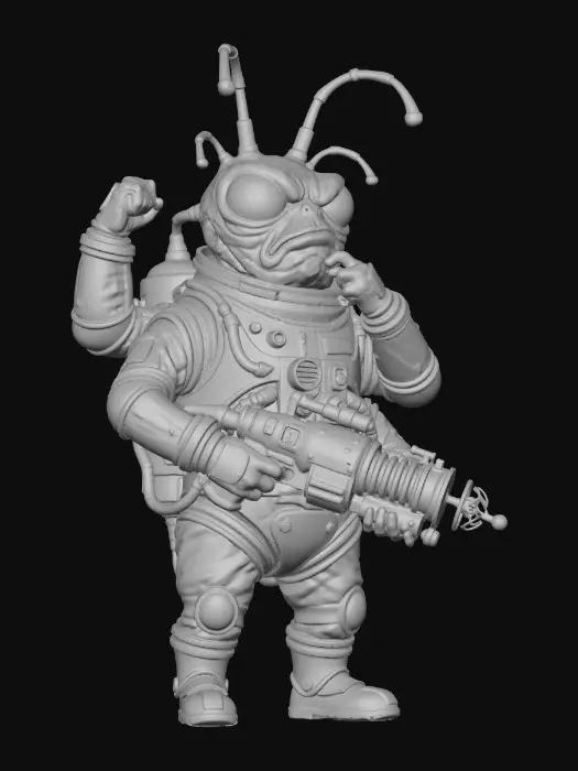 3D model for LittleGreenMen-0001