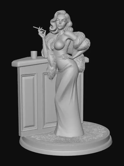 3D model for Femme Fatale 001