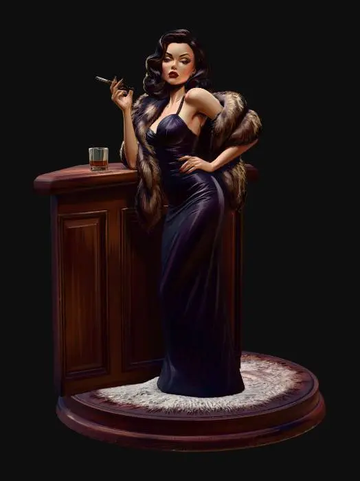 3D model for Femme Fatale 001