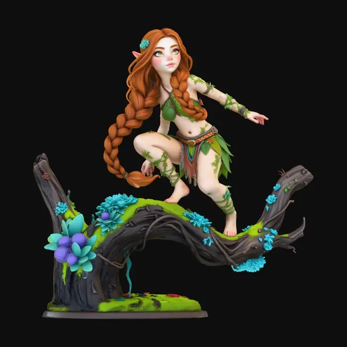 3D model for Forest Sprite 18A