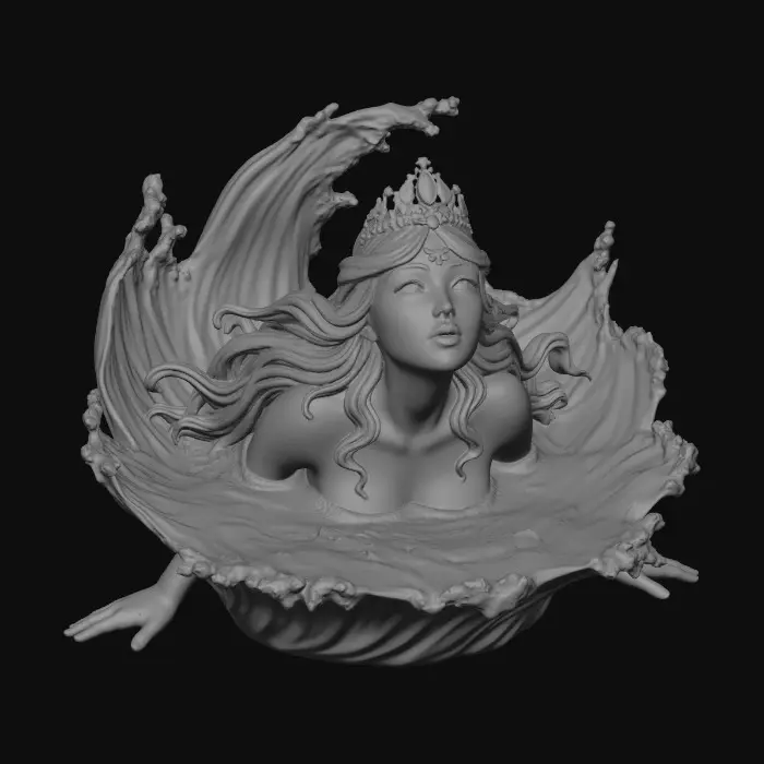 3D model for Mermaid-0001B