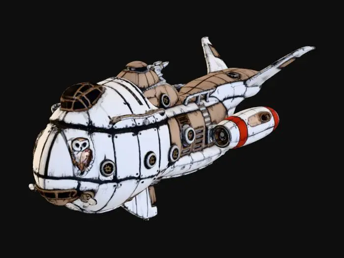 3D model for Steampunk Submarine Adventure