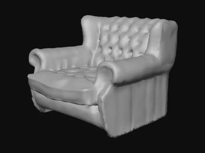 3D model for chesterfield chair