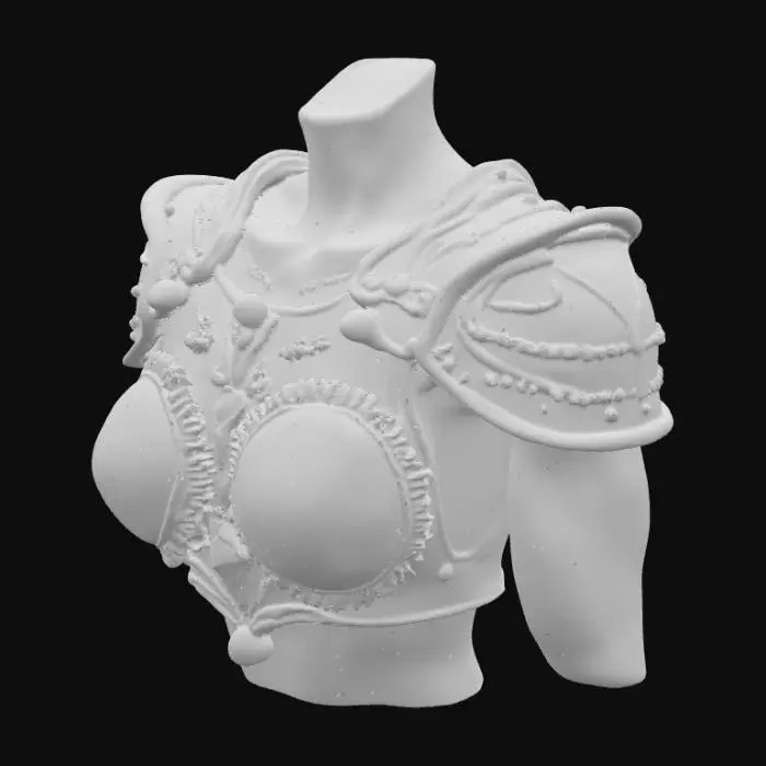 3D model for breastplate for woman