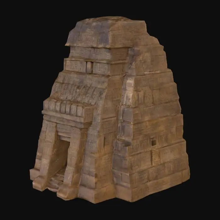 3D model for Temple of the Lost Jungle