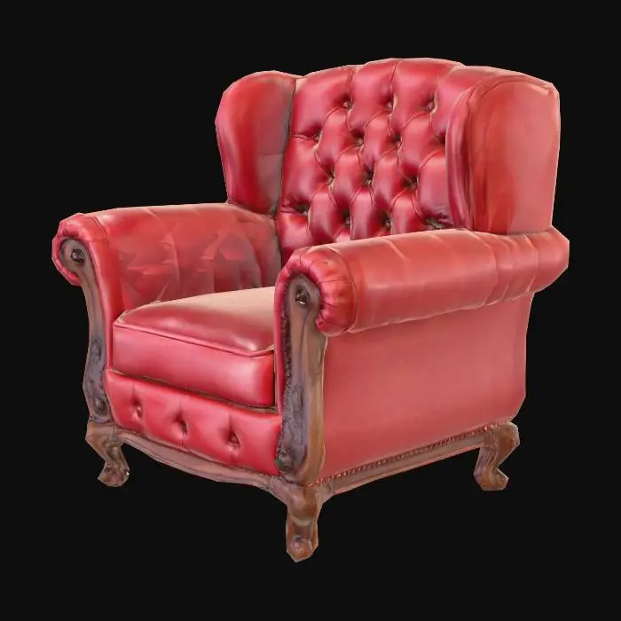3D model for chesterfield chair