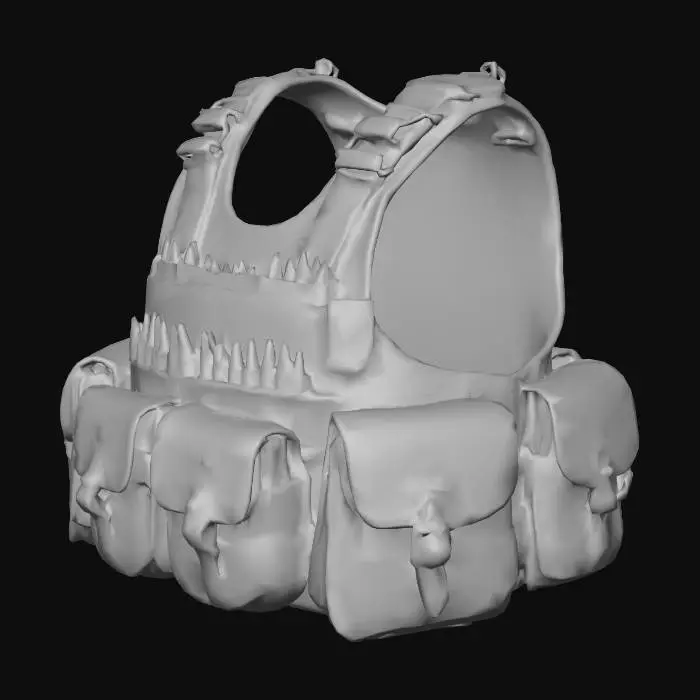3D model for ammo chestbelt