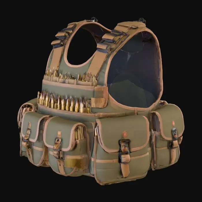 3D model for ammo chestbelt