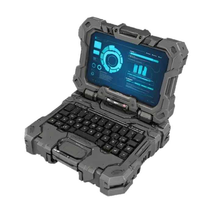 Tactical Terminal - Control 3D model, vytvořený pomocí AI
