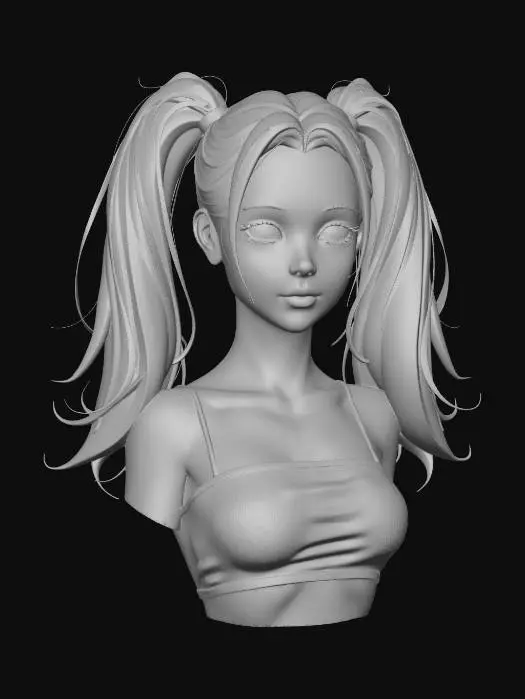 3D model for Radiant Pigtails