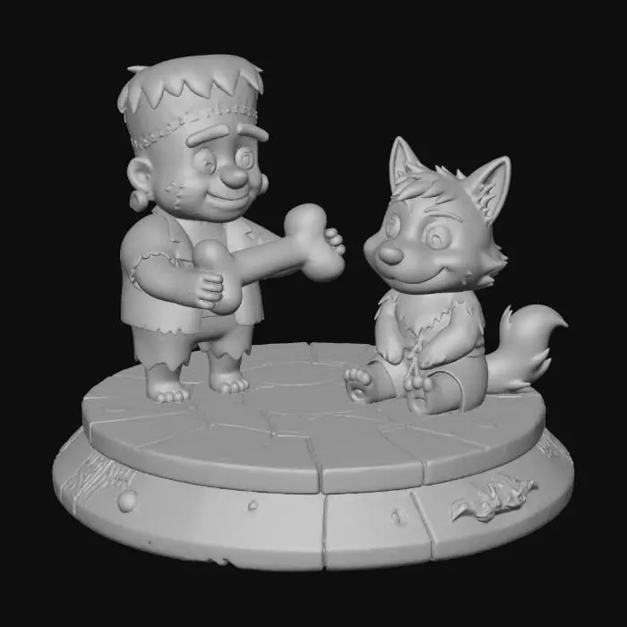 3D model for Halloween Friends, #Halloween2025#