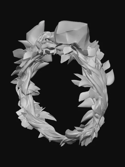 3D model for Azure Crystal Wreath