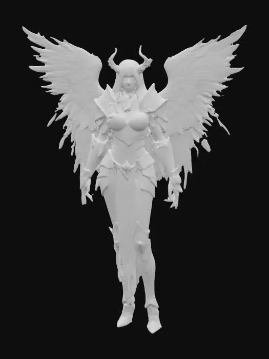 3D model for Dark Seraphim, #PBR#