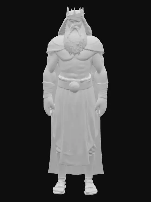 3D model for King of Olympus, #PBR#