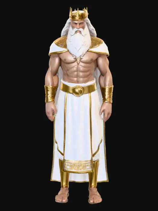 3D model for King of Olympus, #PBR#