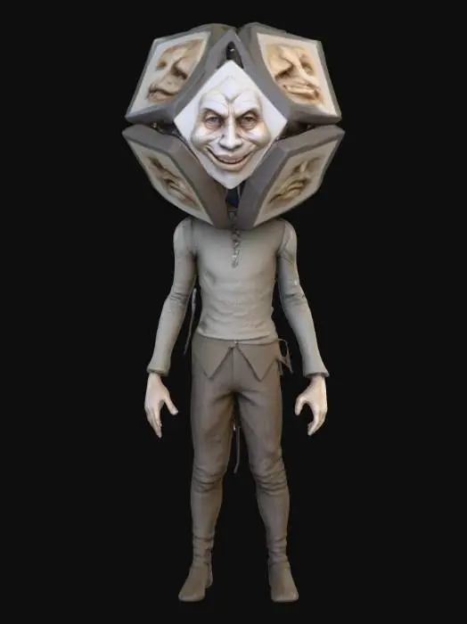 3D model for Cube Emotions, #PBR#