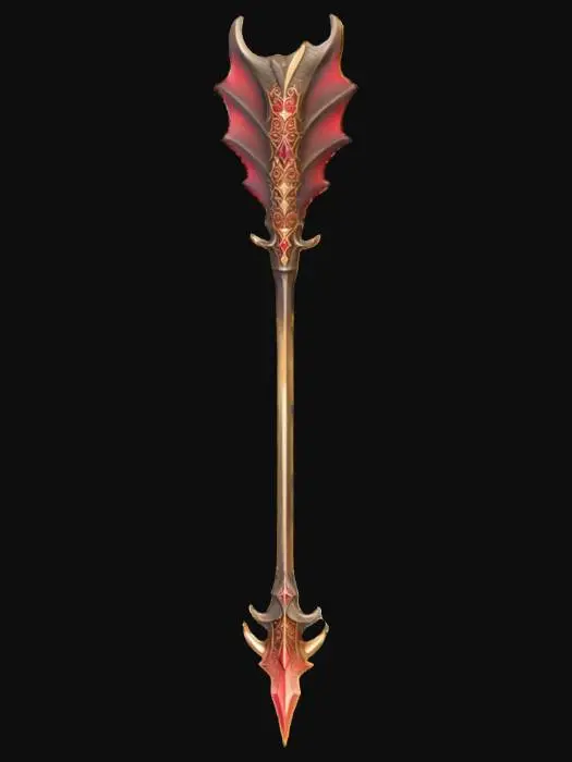 3D model for Infernal Scepter