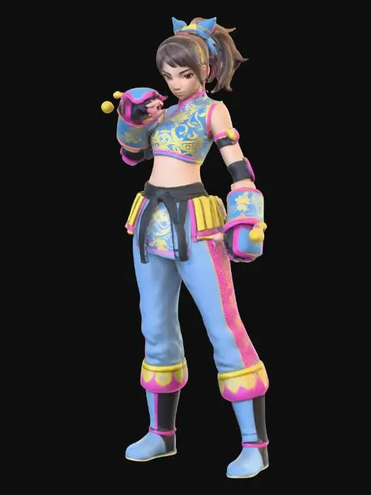 3D model for Music Fighter